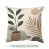 1pcs Modern Palm Leaf Monstera Cushions Pillowcase Polyester Cushion Cover Throw Pillow Pillowcover Home Car Sofa Decor