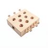 Cat Puzzle Box Solid Wood Wooden Interactive Play Set to for Indoor