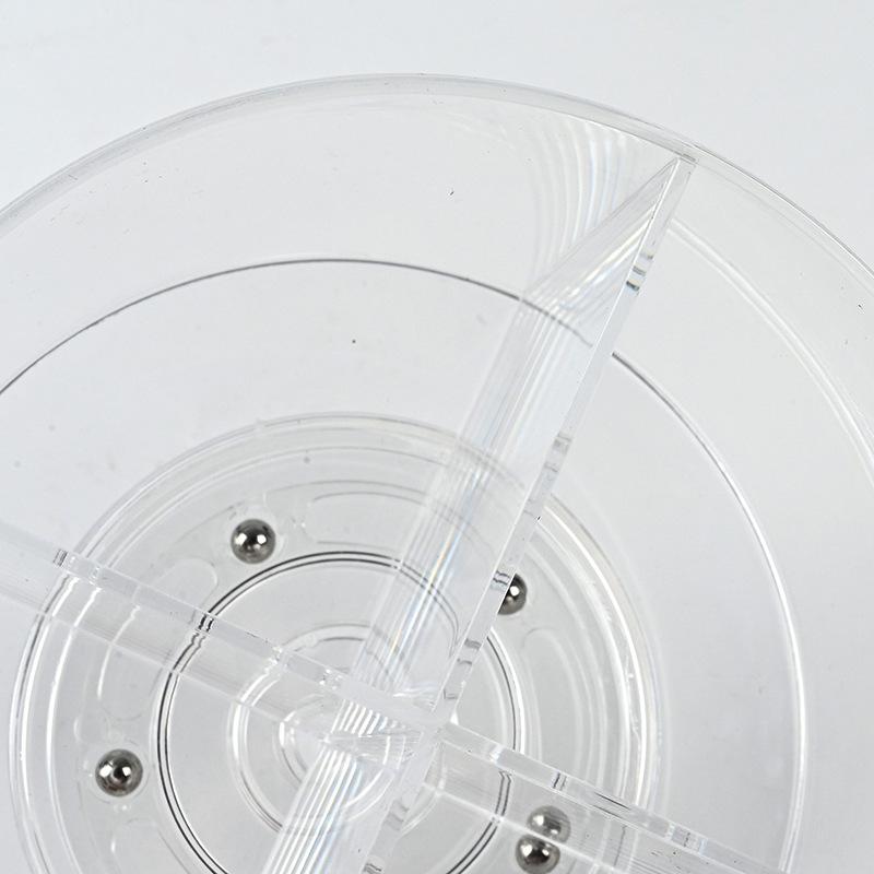 Acrylic Turntable Pen Holder Desktop Pen Holder Storage Box Desktop Multi-function Student Stationery Sorting and Storage