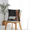 Tung Tung Tung Sahur Square Pillow Cases Italian Brainrot Meme Cushion Covers Fashion Zipper Decor Pillowcase for Car 40*40cm