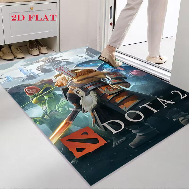 DOTA 2 Carpet Rug for Living Room Bedroom Home Sofa Decoration,Kids play Nonslip Floor Mat