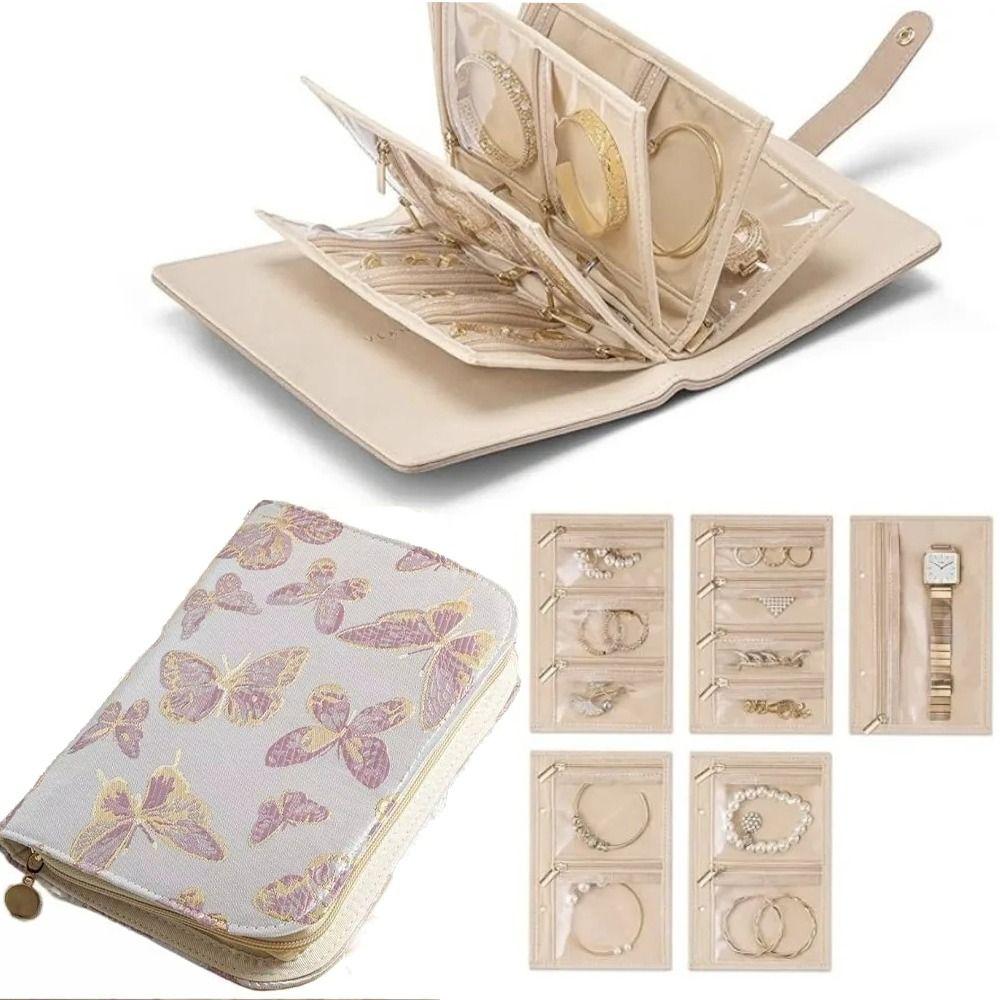 Anti-oxidation Grid Necklace Binder Storage Book Jewelry Storage Bag for Jewelry Organizer