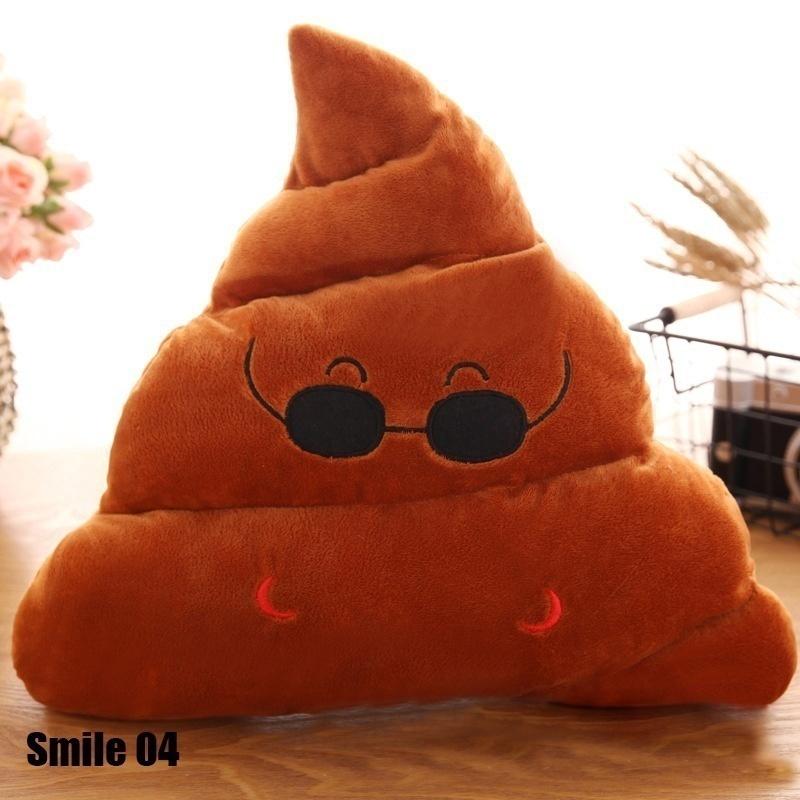 Creative Cute Emoji Poop Shits Plush Toy Pillow Cushion Home Living Decor for Bed Sofa Car