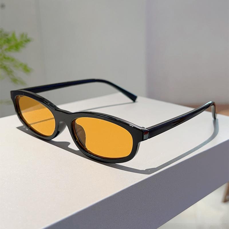 Vintage Oval Sunglasses Women  Fashion New Outdoor Casual Shades Trendy Stylish Luxury Brand Design Decor Sun Glasses