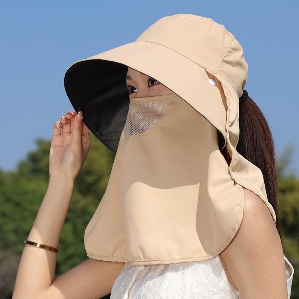 Anti-UV Sun Hat Adjustable Safari Cap New Bucket Hat Men
