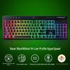 Razer BlackWidow V4 Low Profile Tri-Mode Mechanical Gaming Keyboard