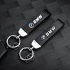 Leather Car Logo Key Chain Keyring Auto Interiors Accessories For BMW 50th Anniversary E46 E90 E60 F30 F10 E39 E36 F20 G20 G30 ulcr72