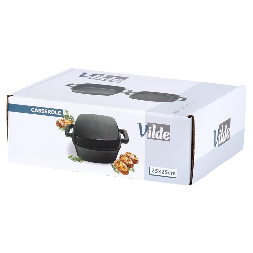 Cast iron pot with lid 2 in 1 CAST LINE 25 cm, 4.5 l / 1.8 l