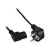 InLine Câble D'alimentation CEE 7-7 (P) Incliné Pour IEC 60320 C13 Angle Gauche 5 M Noir