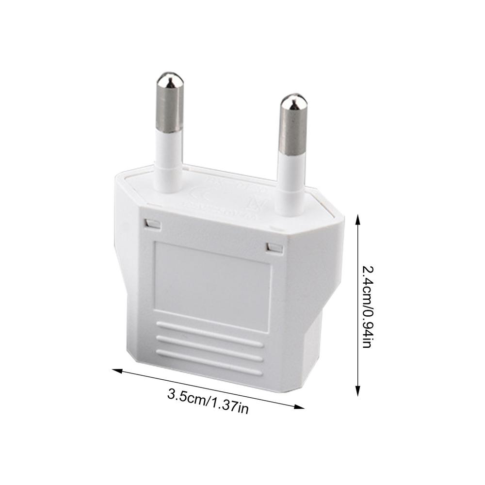 

1 шт. адаптер для розетки ЕС 2pin 4.0mm 4.8mm европейская вилка ЕС на вилку США адаптер питания преобразователь электрическая розетка Outle