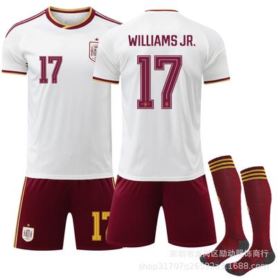 2026 Nr. 17 Williams Jr. Spanien Auswärtstrikot für die WM in den USA-Mexiko-Kanada