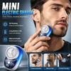 Mini Electric Shaver Portable Pocket Size Rechargeable Razor Waterproof Grooming Tool for Men Travel Office Business Trip