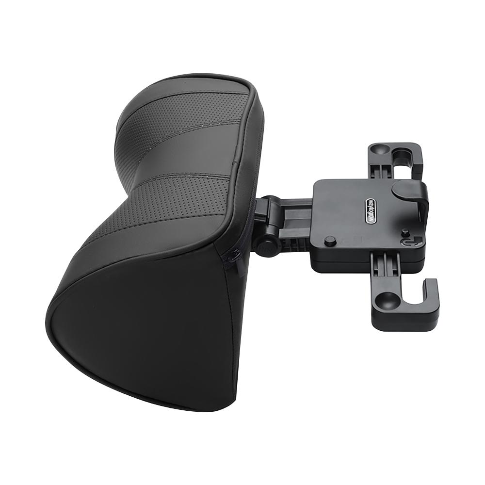 

Кожаный подголовник автомобиля, подушка для шеи, регулируемый угол, подголовник автомобильного сиденья, подушка с крючком для облегчения боли в голове, автомобильная болезнь Leather Black