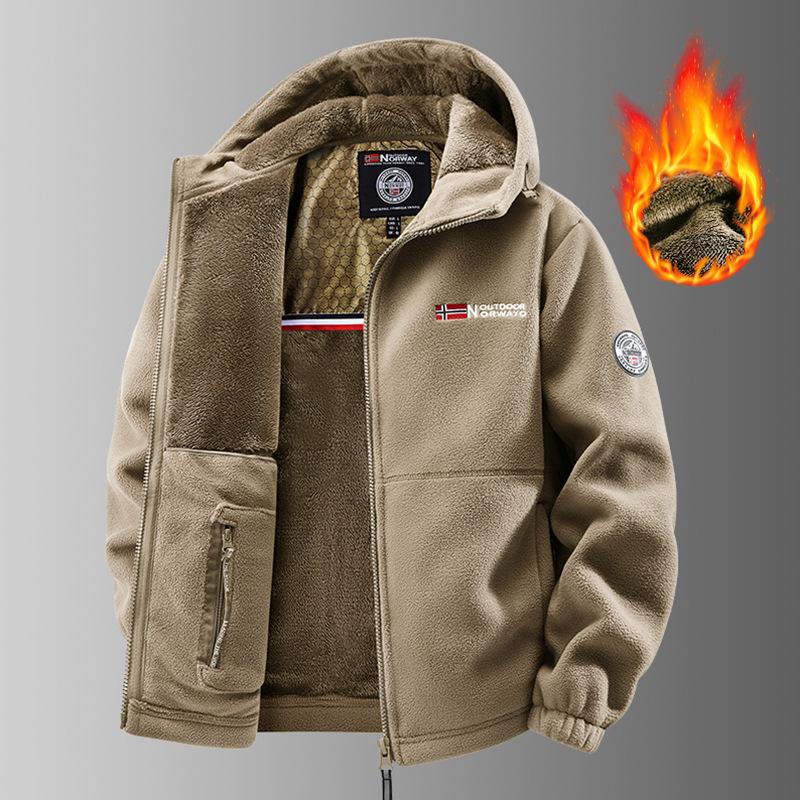 Men's Autumn  Winter Outdoor Hooded Jacket Daily Wear At Home, Travel, Parties Outdoor Fashion Versatile, Enhances Temperament Streetwear Travel Wear.