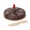 80 Sets Holz-Kuchen-Spielset Schneidbares Spielzeug Rollenspiel-Küchenset Dessert für Mädchen,