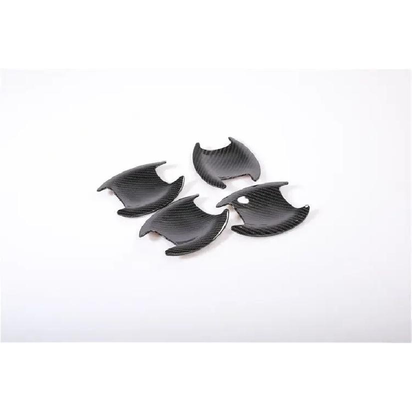 For Dodge Attitude 2010 2011 2012 2013 2014 2015 2016 New Carbon Fiber Car Door Handle Cover Trim Sticker Styling Accessories bowl