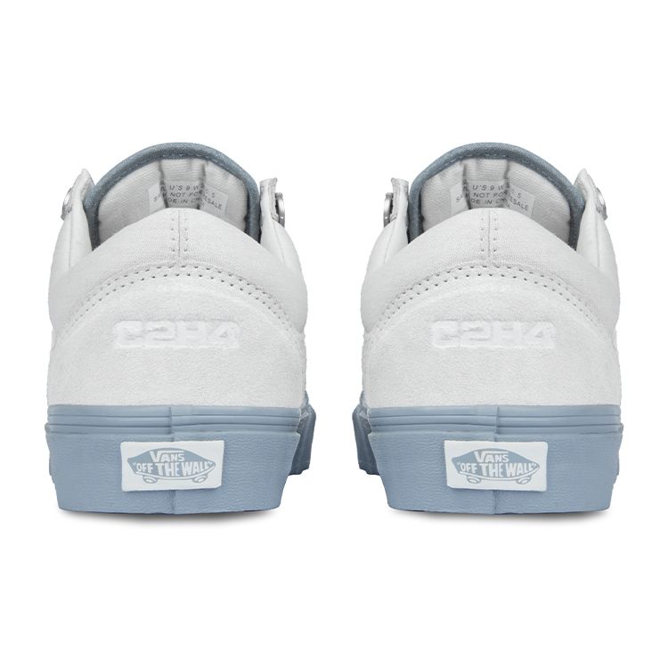 Vans C2H4 X  Old Skool Casual Sneakers Special Shoe Box Low Top Unisex Sneakers Gray White VN0A7Q2J628(S-BOX)