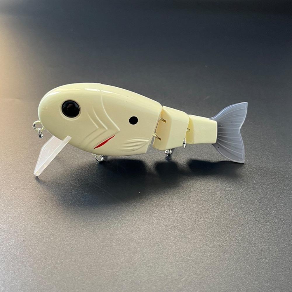 

3D Printed Bionic Bait Floating Plastic Hard Crank lure 2025 3 Segment Fishing Lures