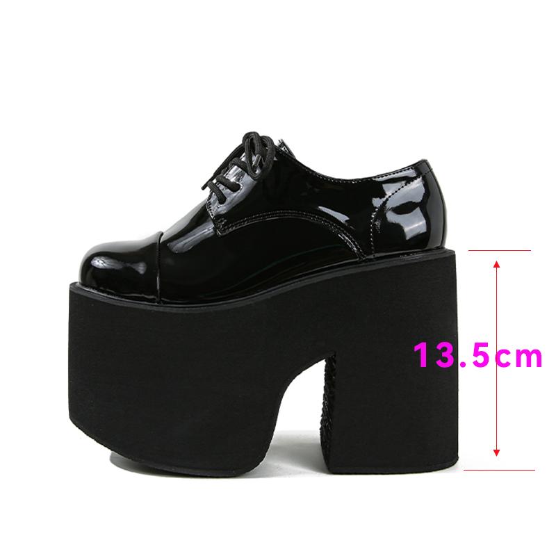 Fashion New Style Thick-heeled Waterproof Platform Round Head Rivets 13cm High-heeled Women's Large-sized Hollow Sandals Plus Size 34-42
