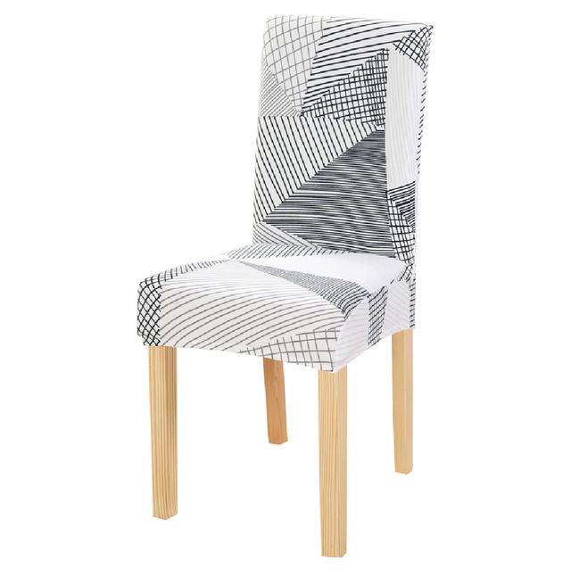 Elastic Dining Chair Cover Home Wedding Chair Cushion Removable Slipcovers Protector Anti -Dust Furniture Decor For Banquet Party