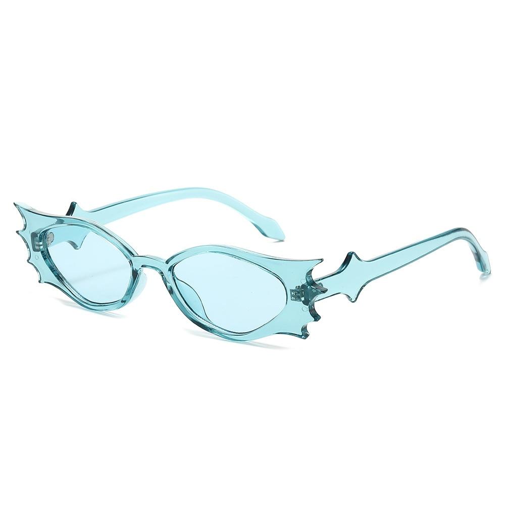 Retro Gradient Cat Eye Bat Sunglasses For Men And Women Unisex  Punk Style Designer Halloween Party Fun Glasses Uv400