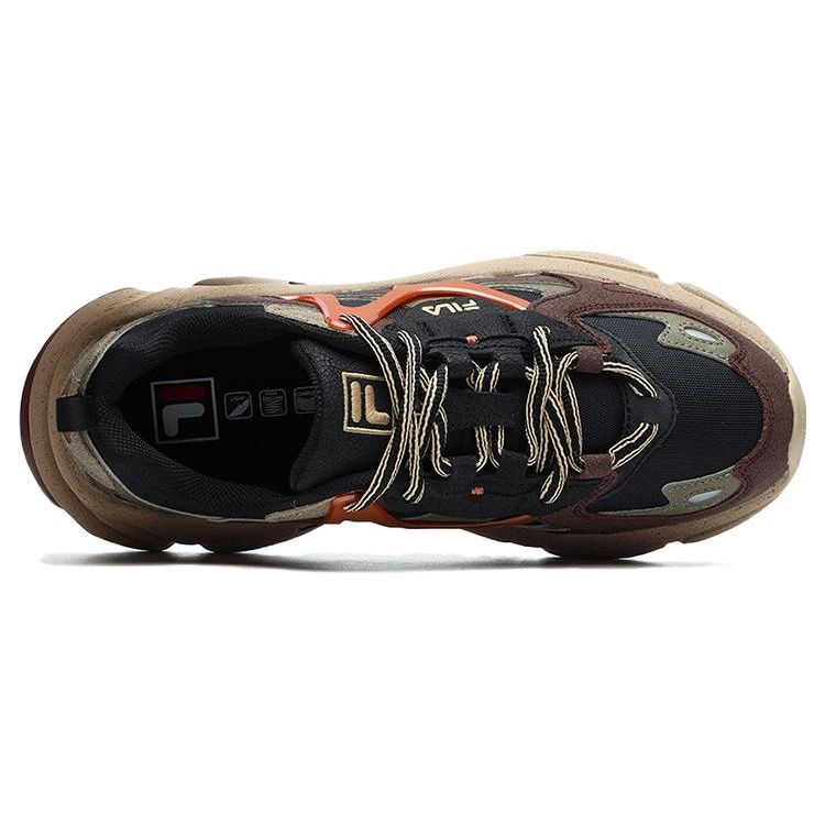 Fila Fusion Comfortable Lightweight Low-Top Casual Running Shoes Men Sneaker Black Red T12M141107FBD