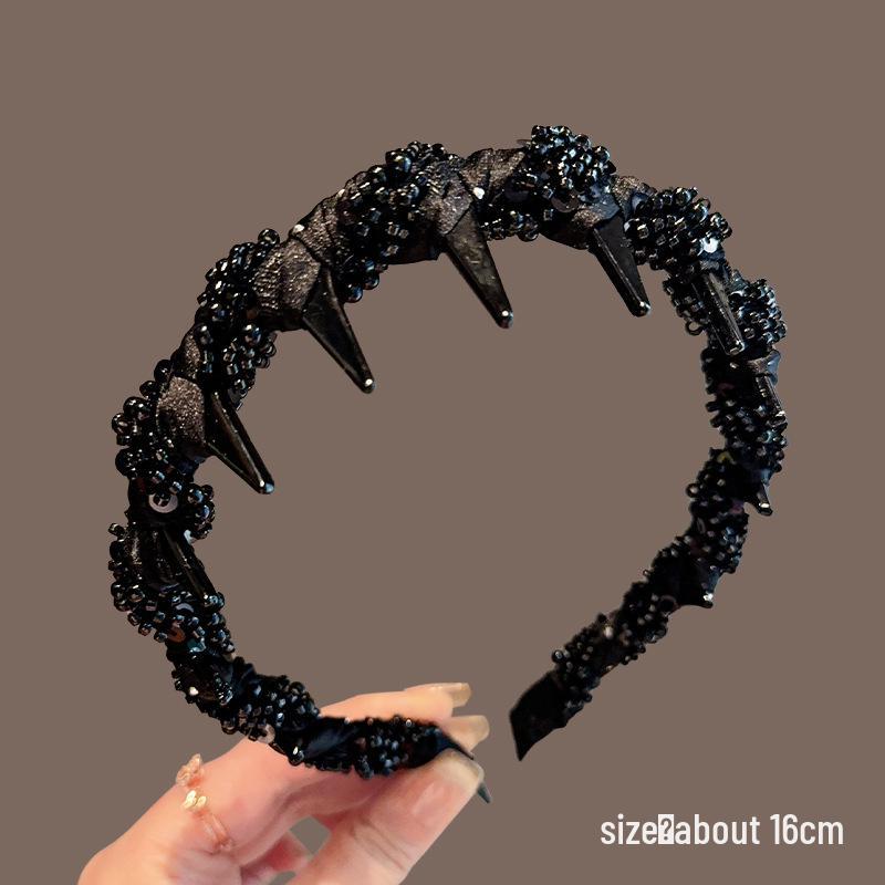 Paris Princess Headband: Louis Waves High-Top Feminine Fashion - New 2025 Style