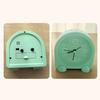 Bedside Alarm Clock Compact Mini Size Silent Operation Battery Powered Illuminated Display Decorative Table Clock