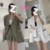 2025 Women's Short Fox Fur Wool Coat - Double-Sided Bathrobe Style