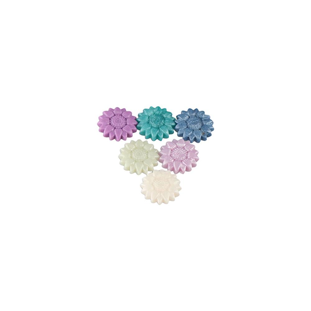 

Flower Shape Sunflower Retro Colored Wax Bead Stamp Flower Pearl Wax Beads Girl Toy K