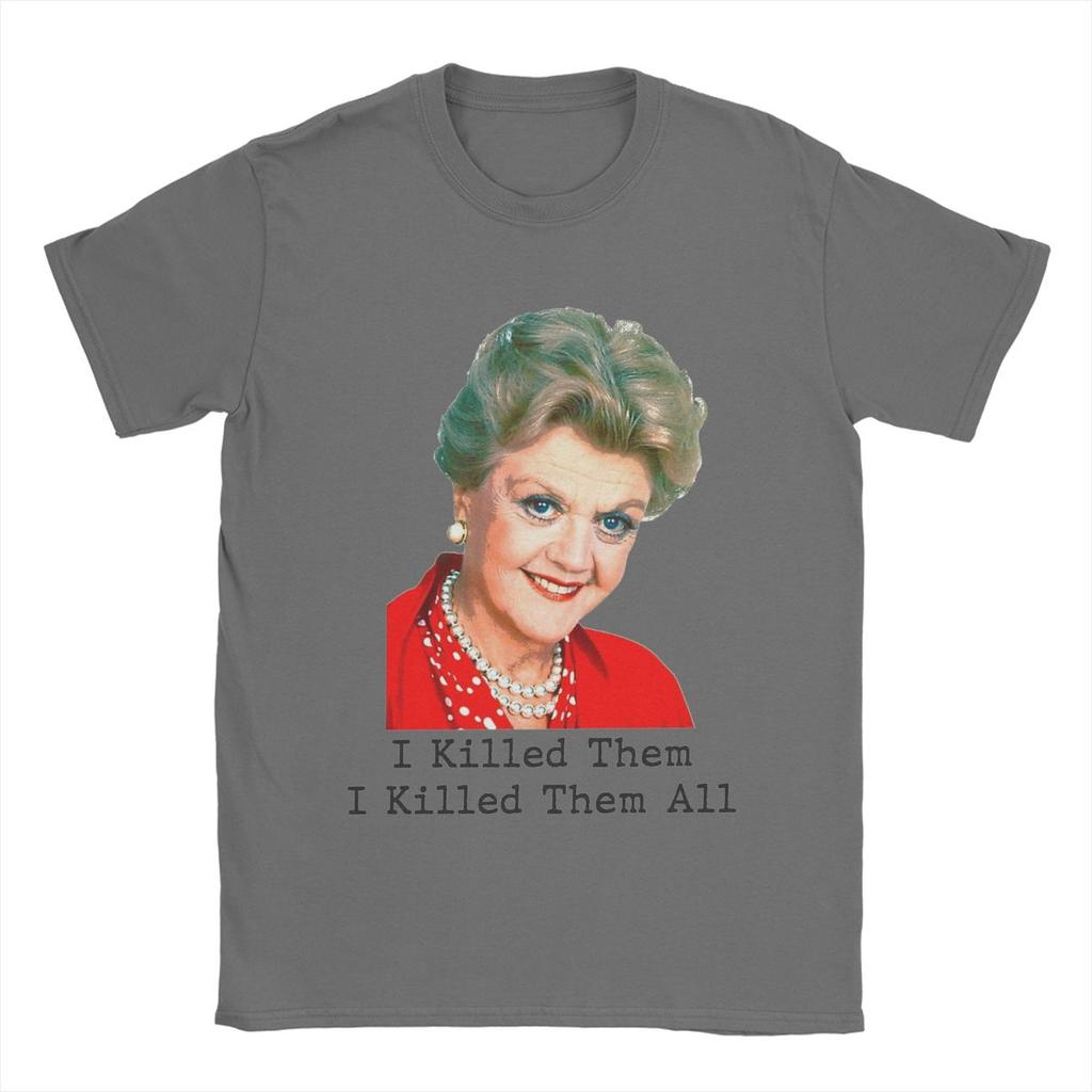 Murder She Wrote T-Shirt Men Fun Pure Cotton Tees Crewneck Short Sleeve T Shirt Graphic Printed Clothing