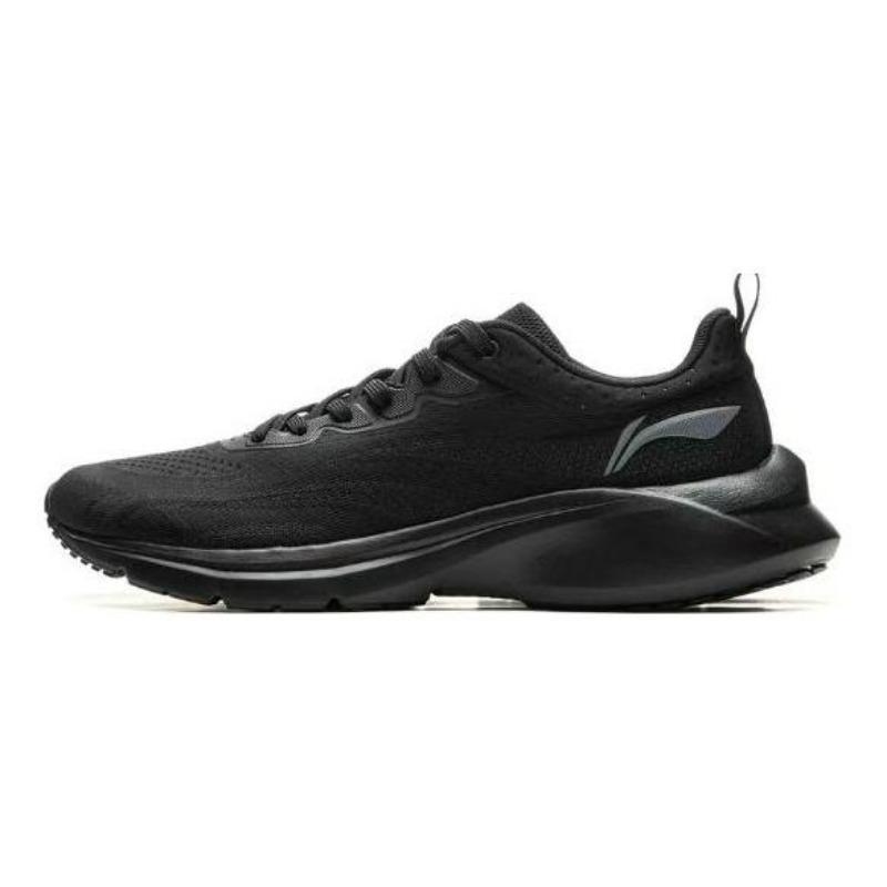LiNing Skylark Men Fabric Low Top Running Shoes Black ARSU063-1 39