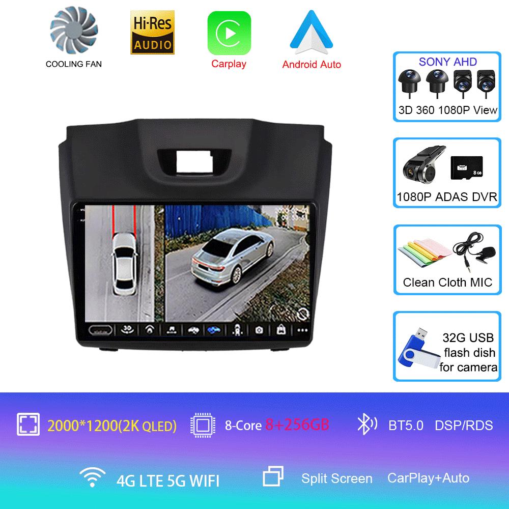 Android 14 Video Player Car DVD For Chevrolet Holden S10 TRAILBLAZER COLORADO ISUZU DMAX Radio Audio Multimedia Stereo Carplay
