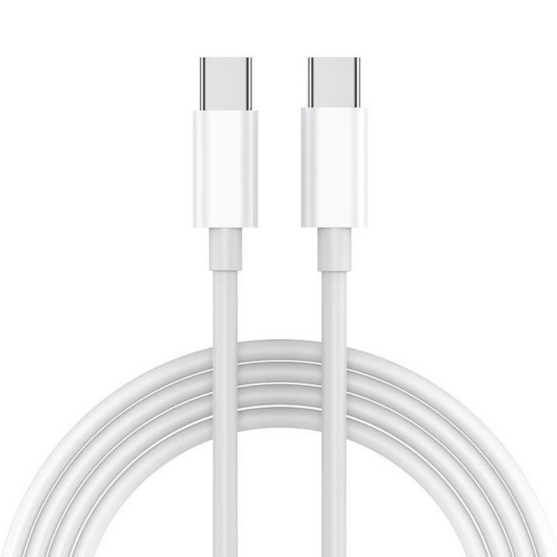 Hot Selling 1M 1.5M 2M 5A 6A Type-C to Type-C Fast Charging Cable Data Line Cable for Mobile Phones Devices Charger
