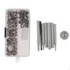 40 Set Snap Buttons Press Stud with Fixing Tool DIY Jewelry Supplies