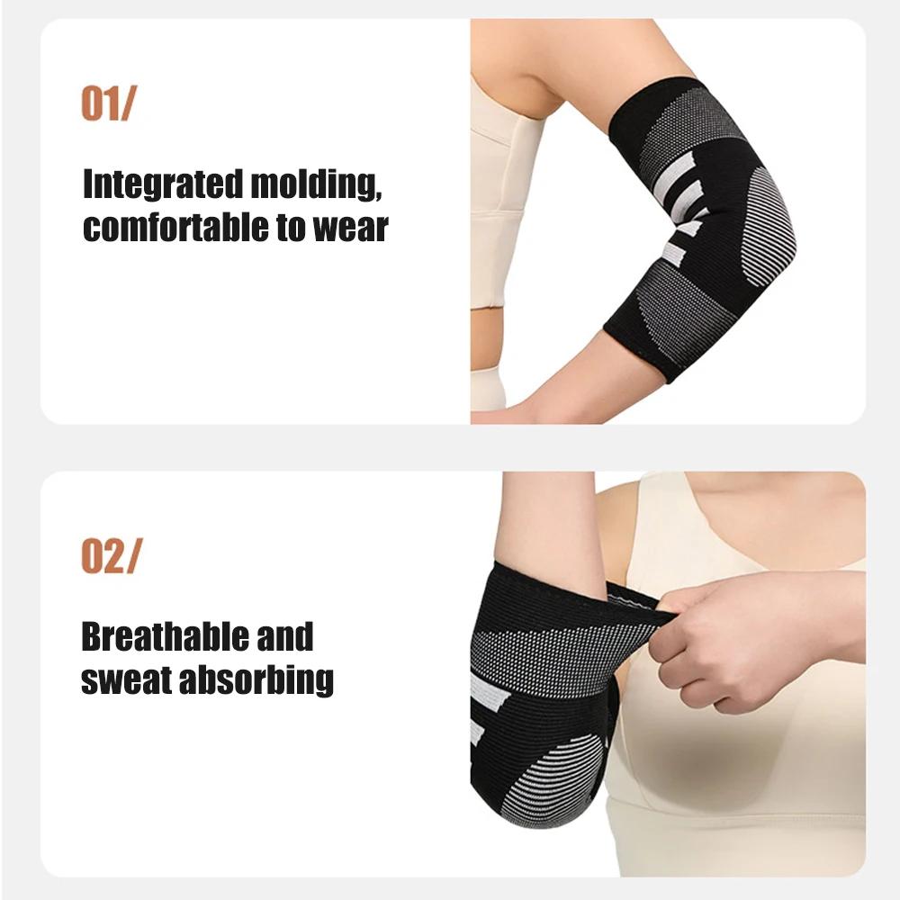 1 Stück Ellbogenbandage Kompressionsstützmanschette für Tendinitis, Tennisarm, Golferarmbehandlung - Gelenk bei jeder Aktivität reduzieren