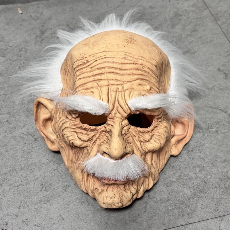 Nuova Maschera Vecchio Nonno Nonna Maschera Testa Vecchio Uomo Offerta per Feste Cosplay Spaventoso Oggetti di Scena Maschera Cosplay Terrore Divertente Oggetto di Scena Maschere in Lattice