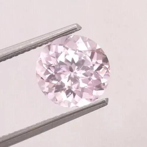 Certified Natural Light Pink Sapphire Round Cut 6-8 Ct Stunning Loose Gemstone