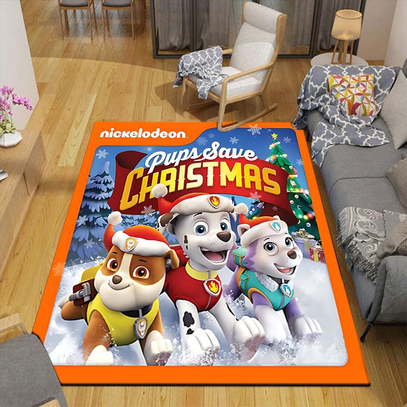 1Pc Christmas Car Adventure Rug Office Carpet Indoor Outdoor Doormat Nonslip Soft And Comfortable Living Room Christmas Halloween Gift D91871