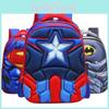 3d Batman Spiderman Captain America Childrens School Bag Backpack For Boys Kids