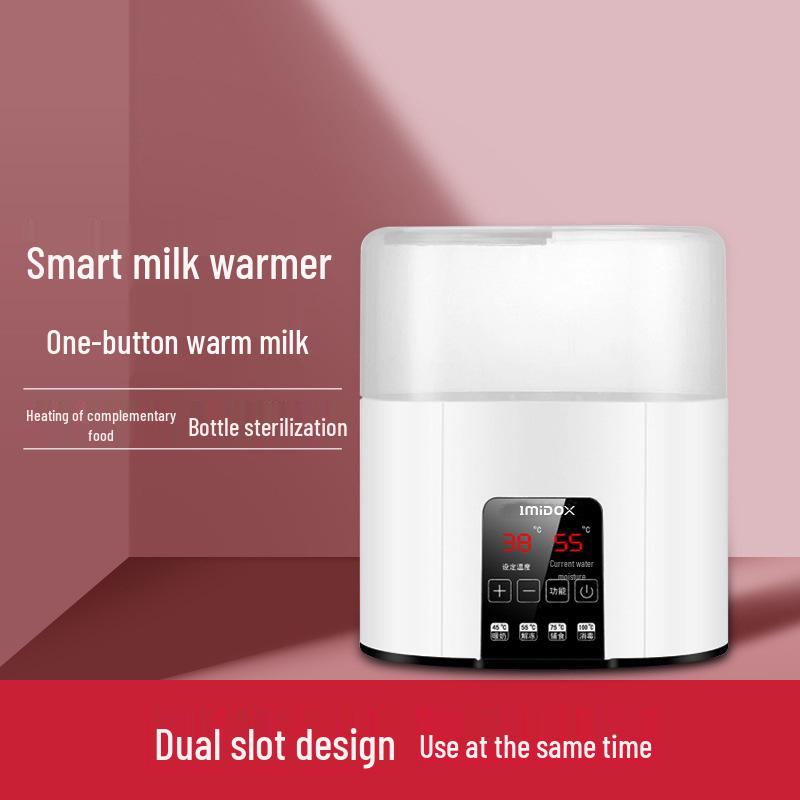 Cross-Border Dual Bottle Warmer: Multifunctional Milk & Baby Food Heater with Thawing & Constant Temperature Features