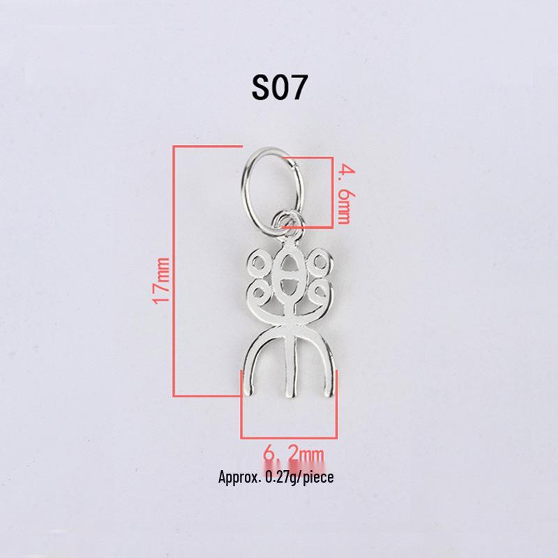 S925 Sterling Silver DIY Bracelet with Assorted Pendants