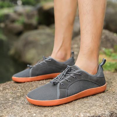 FashionMen's Shoes Wide Minimalist Barefoot Breathable Mesh Men Summer Shoes Flats Soft Zero Drop Sole Wider Toe Sneakes Men