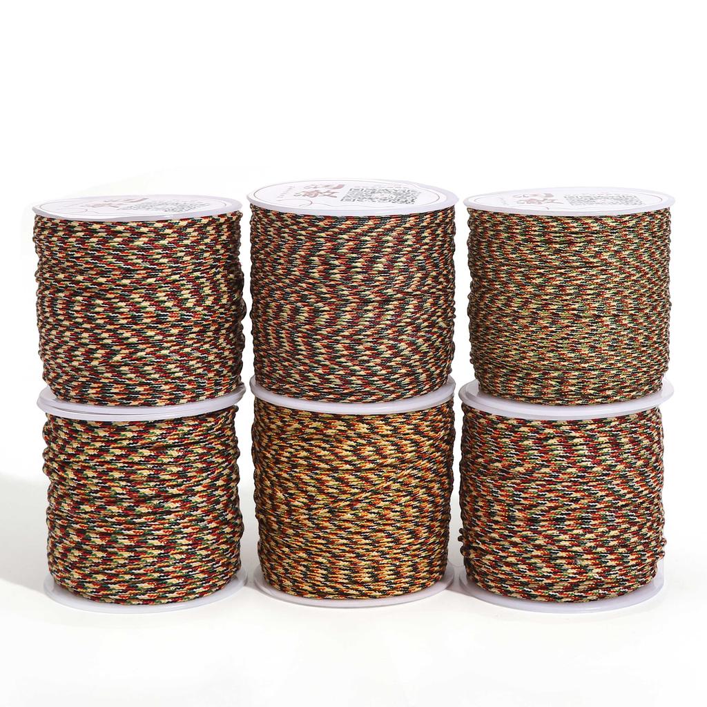 27-120Meter Cotton Cord Nylon Cord Thread String DIY Beading Braided Bracelet Jewelry Making