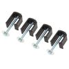 4 Sets Truck Tool Box Clamp Rust Proof Aluminum   Durability Tie Down Clamp for Vehicles