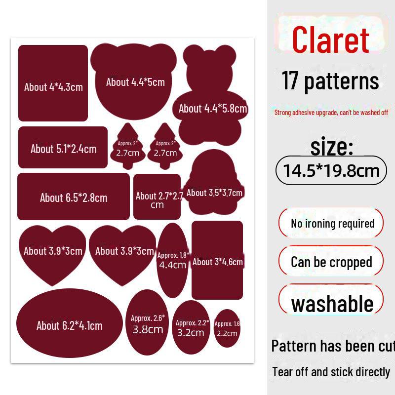 High-End Washable Self-Adhesive Down Jacket Repair Patch