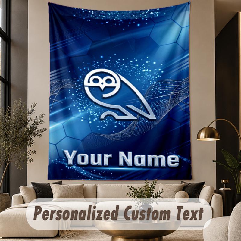 Custom Text Tapestry Sheffield Wednesday FC Print Wall Tapestry Indoor Living Room Wall Decor