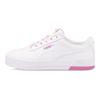 Puma Carina Logomania Leather Comfortable Low-Top Sneakers Women Sneakers White Red Pink 383906-02