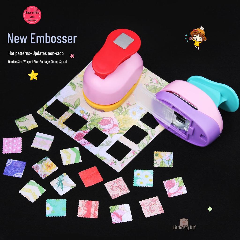 Effortless DIY Stamp Embosser: Handmade Square Punch Frame Press Mold