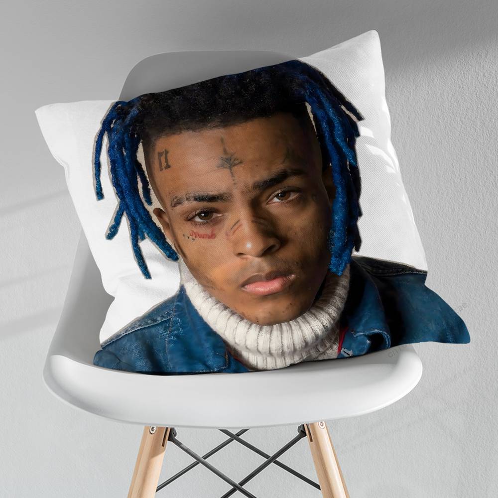 Rap XXxxtentacion Singer Various Sizes Square Pillow Case For Car Home Bedchamber Decor Birthday Gift